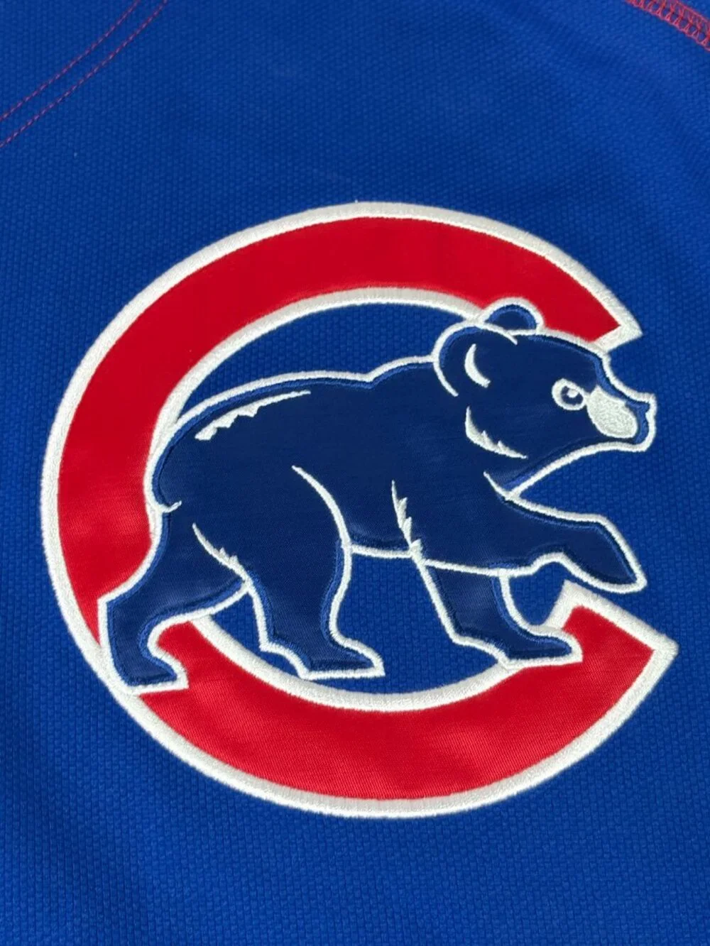 Vintage Nike Team Fit Dry XL Chicago Cubs Kosuke Fukudome Blue Stitched Jersey